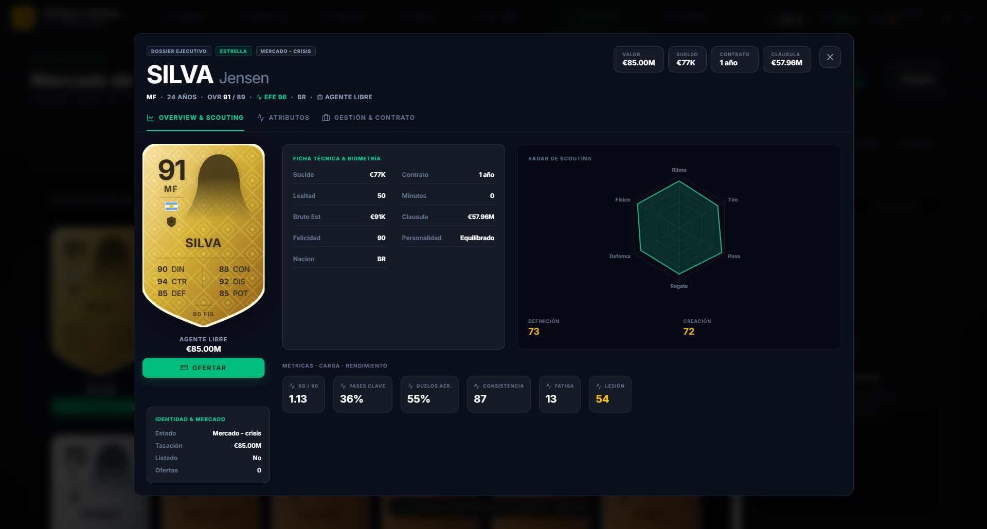 Ultimate Club Manager 27 early screenshot 7